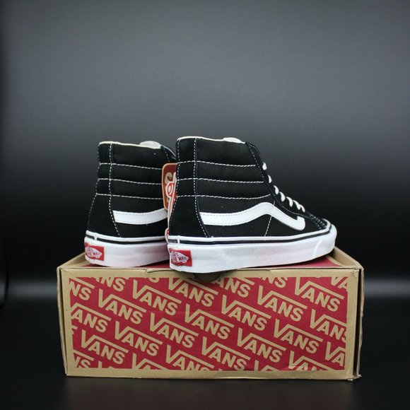 VANS Black White Sk8-Hi Slim Women - Picture 5 of 7